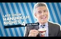 Stephen Colbert Celebrates The Third Night Of Hanukkah with Andy Cohen